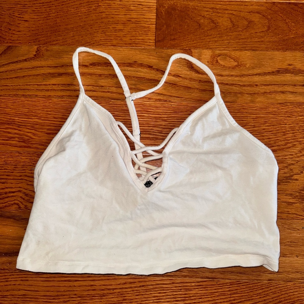 Crop top white